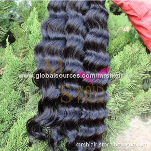 5A Peruvian Virgin Hair Loose Wave Extension, Unprocessed Virgin Curly Hair,No Shedding & Tangle